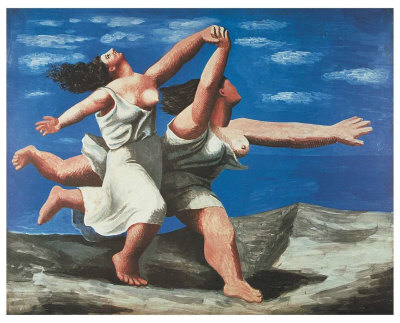 Women Running On The Beach, 1922 by Pablo Picasso Pricing Limited Edition Print image