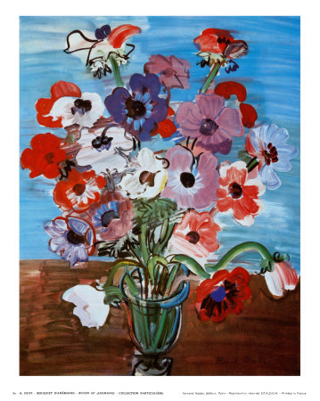 Anemones by Raoul Dufy Pricing Limited Edition Print image