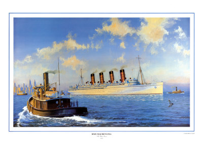 Rms Mauretania by James Flood Pricing Limited Edition Print image
