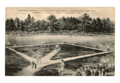 Baseball Game by Currier & Ives Pricing Limited Edition Print image