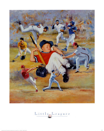 Little Leaguer Dreams by Clement Micarelli Pricing Limited Edition Print image