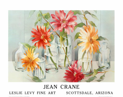 Gerbera Daisies by Jean Crane Pricing Limited Edition Print image
