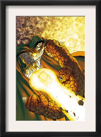 Fantastic Four #552 Cover: Dr. Doom And Thing by Michael Turner Pricing Limited Edition Print image