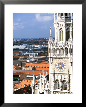 View Of Glockenspiel From Saint Peter's Church, Munich, Germany by Adam Jones Pricing Limited Edition Print image