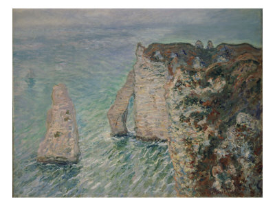 L'aiguille Et La Porte D'aval, Etretat by Claude Monet Pricing Limited Edition Print image