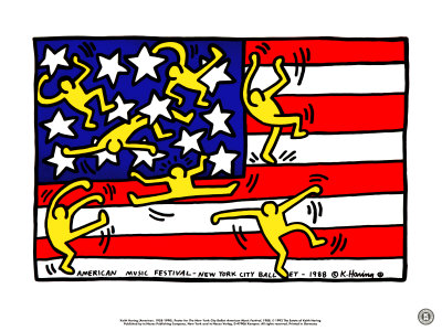 The New York City Ballet by Keith Haring Pricing Limited Edition Print image