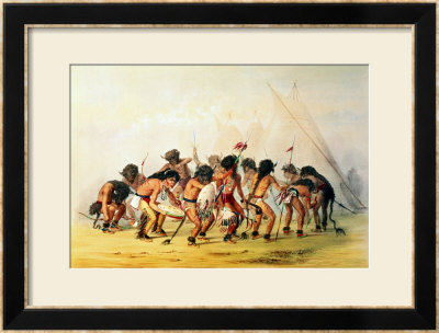 Buffalo Dance, Circa 1832 by George Catlin Pricing Limited Edition Print image