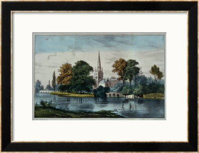 Stratford On Avon by Currier & Ives Pricing Limited Edition Print image