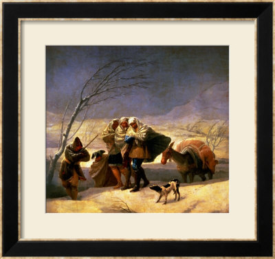 The Snowstorm, 1786-87 by Francisco De Goya Pricing Limited Edition Print image