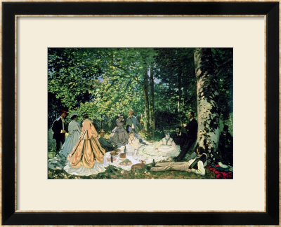 Le Dejeuner Sur L'herbe, 1866 by Claude Monet Pricing Limited Edition Print image