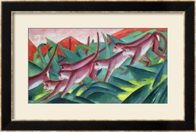 Monkey Frieze, 1911 by Franz Marc Pricing Limited Edition Print image