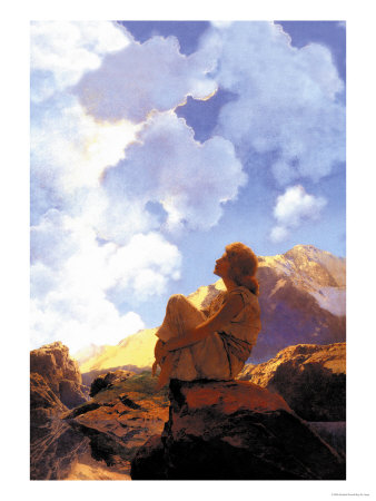 Spring Morning by Maxfield Parrish Pricing Limited Edition Print image