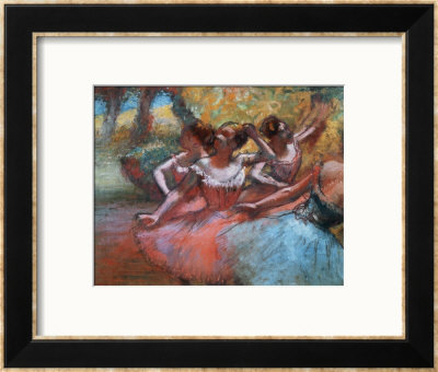 Four Ballerinas by Edgar Degas Pricing Limited Edition Print image