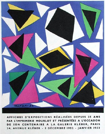 Af 1953 - Mourlot À La Galerie Kléber by Henri Matisse Pricing Limited Edition Print image