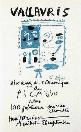 Af 1958 - Vallauris 10 Ans De Céramique by Pablo Picasso Pricing Limited Edition Print image