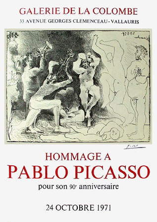 Expo 71 - Galerie De La Colombe by Pablo Picasso Pricing Limited Edition Print image