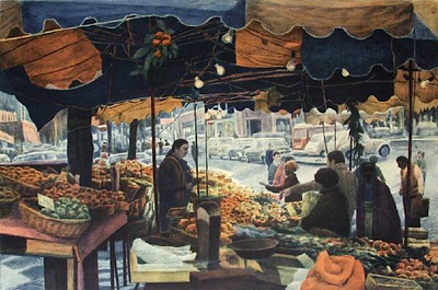 Paris Markets, Fruits Stand by Harold Altman Pricing Limited Edition Print image