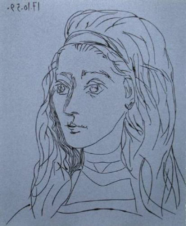 Lc - Jacqueline by Pablo Picasso Pricing Limited Edition Print image
