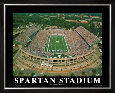 Michigan State - Spartan Stadium by Mike Smith Pricing Limited Edition Print image