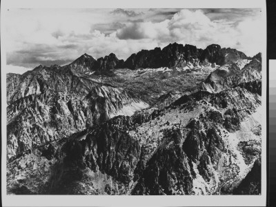North Palisade From Windy Point, Landscape Of Rocky Peaks In Mountainous Area, Kings River Canyon by Ansel Adams Pricing Limited Edition Print image