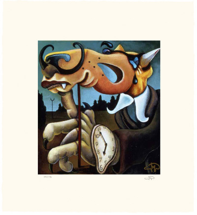 Coyote Portrait Of Dali by Markus Pierson Pricing Limited Edition Print image