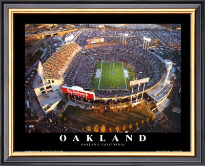 Oakland: Network Associates, Raiders Football by Mike Smith Pricing Limited Edition Print image