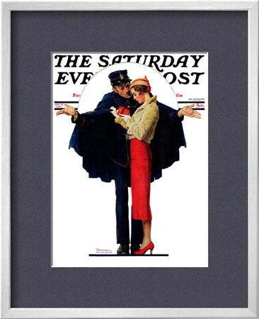 Lost In Paris Or Boulevard Haussmann Saturday Evening Post Cover, January 30,1932 by Norman Rockwell Pricing Limited Edition Print image