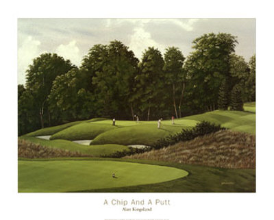 Chip And A Putt by Alan Kingsland Pricing Limited Edition Print image
