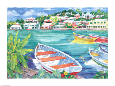 St. George Harbor by Paul Brent Pricing Limited Edition Print image