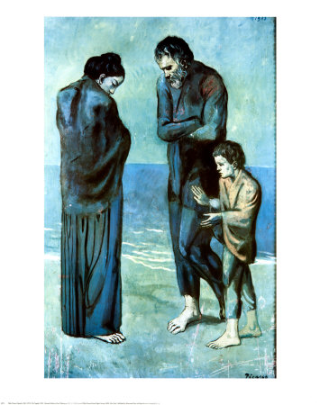 The Tragedy, 1903 by Pablo Picasso Pricing Limited Edition Print image