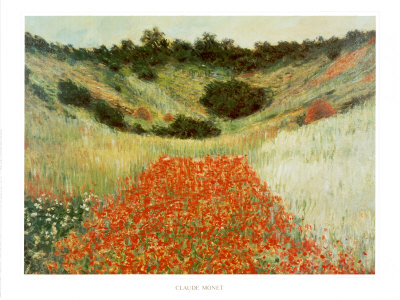 Poppyfield Near Giverny by Claude Monet Pricing Limited Edition Print image