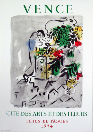 Vence, Fetes De Paques by Marc Chagall Pricing Limited Edition Print image