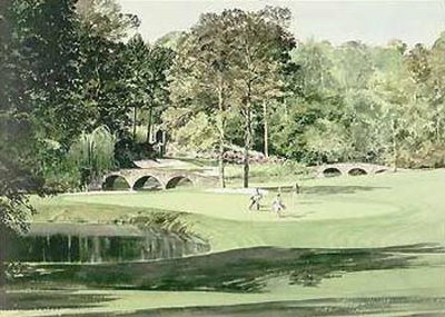 Augusta: Into Amen Corner by Kenneth Reed Pricing Limited Edition Print image