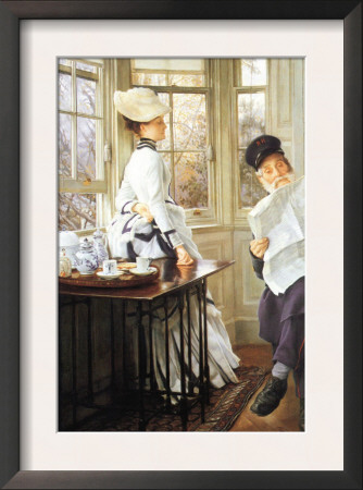 The Messages Read by James Tissot Pricing Limited Edition Print image