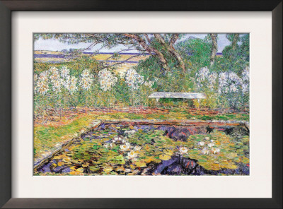 A Garden On Long Island by Childe Hassam Pricing Limited Edition Print image