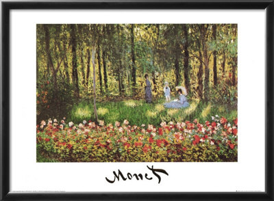 Family Of The Artist In The Argenteuil G by Claude Monet Pricing Limited Edition Print image