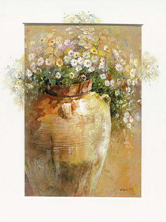 Flowers In Pot Ii by Willem Haenraets Pricing Limited Edition Print image