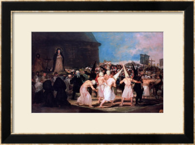 Procession Of Flagellants, 1815-19 by Francisco De Goya Pricing Limited Edition Print image