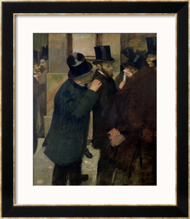 At The Stock Exchange, Circa 1878-79 by Edgar Degas Pricing Limited Edition Print image