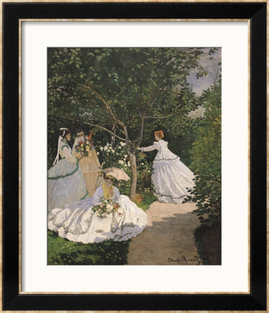 Women In The Garden, 1867 by Claude Monet Pricing Limited Edition Print image