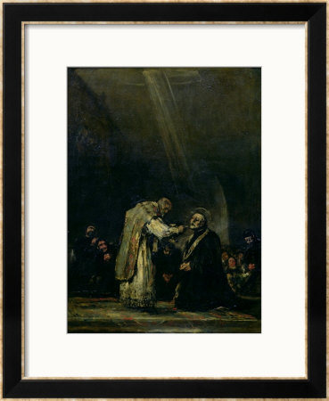 The Last Communion Of St. Joseph Calasanz (1556-1648) Circa 1819 by Francisco De Goya Pricing Limited Edition Print image