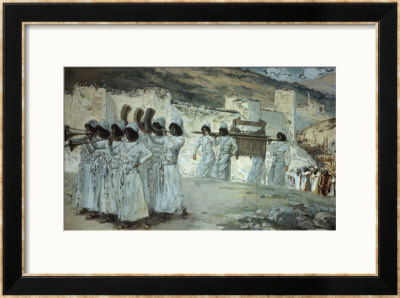 The Seven Trumpets Of Jericho by James Tissot Pricing Limited Edition Print image
