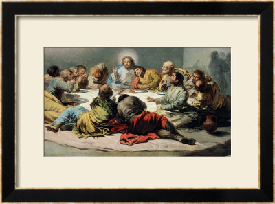 The Last Supper, 1796-97 by Francisco De Goya Pricing Limited Edition Print image