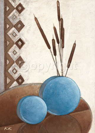 Harmony In Blue And Brown I by Karsten Kirchner Pricing Limited Edition Print image