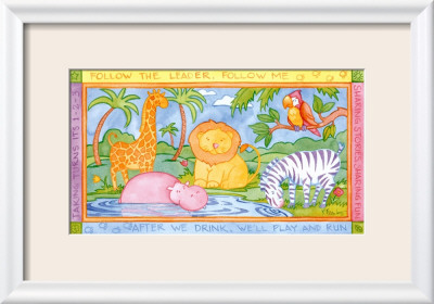 Jungle Panel I Sharing Fun by Paul Brent Pricing Limited Edition Print image