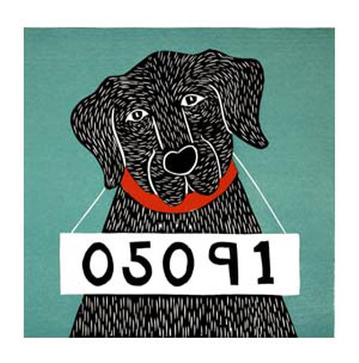 Bad Dog-05091 by Stephen Huneck Pricing Limited Edition Print image