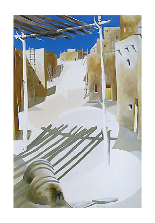 Shadows And Pueblo by James Harrill Pricing Limited Edition Print image