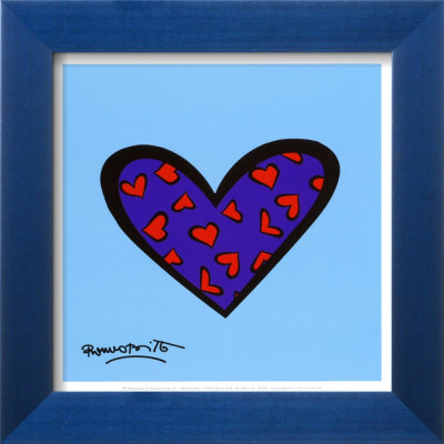 Blue About You by Romero Britto Pricing Limited Edition Print image