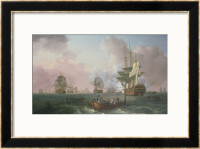 The Battle Of The Nile by William Anderson Pricing Limited Edition Print image