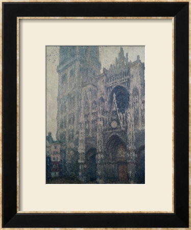 Rouen Cathedral, West Portal, Grey Weather, 1894 by Claude Monet Pricing Limited Edition Print image